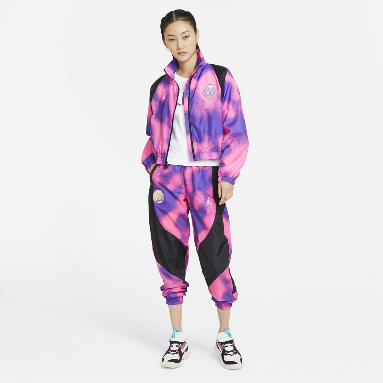 Jordan PSG Tie-Dye Jacket Image 3 of 6. Tap to open photo gallery.