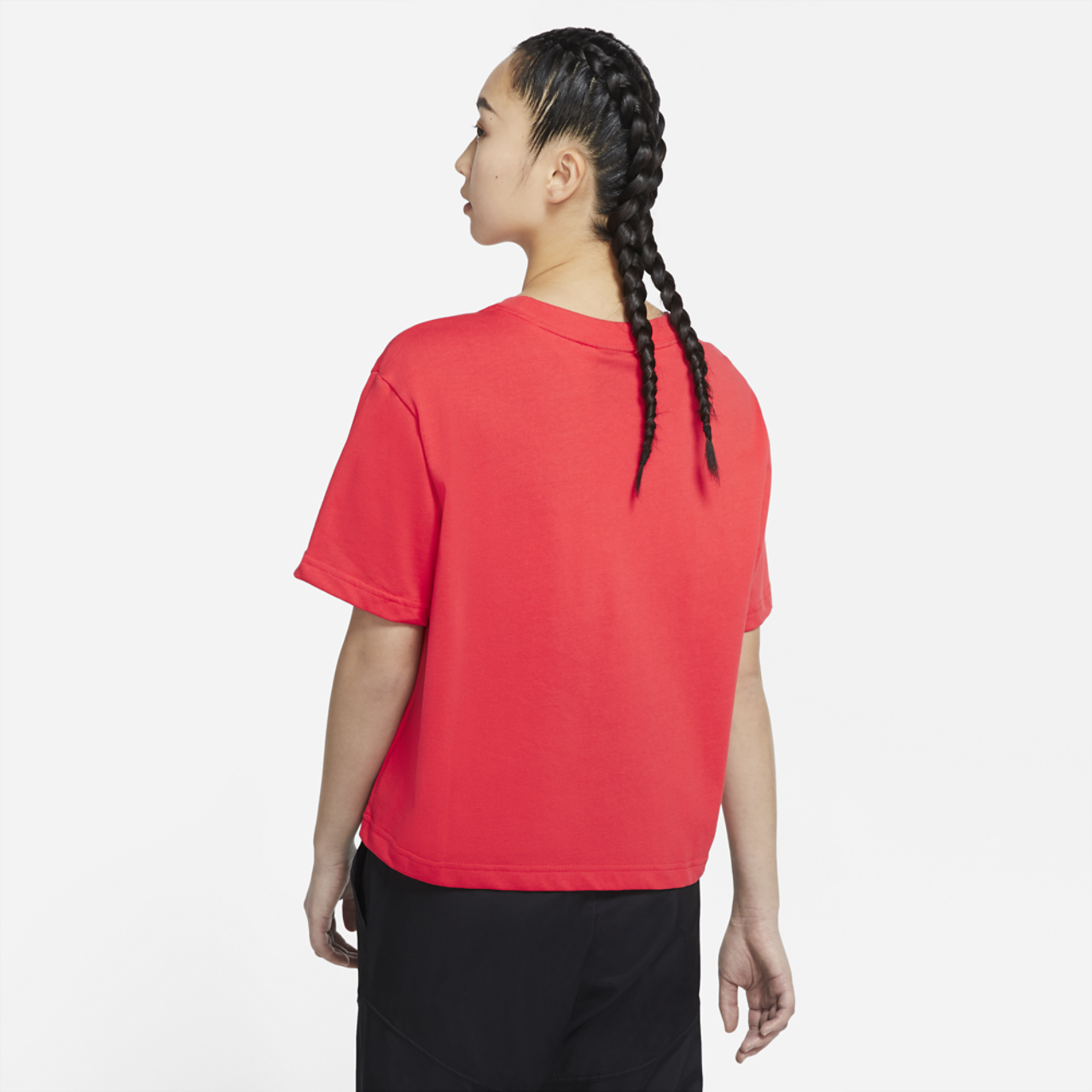 Nike Swoosh Short Sleeve Top Image 2 of 4. Tap to open photo gallery.