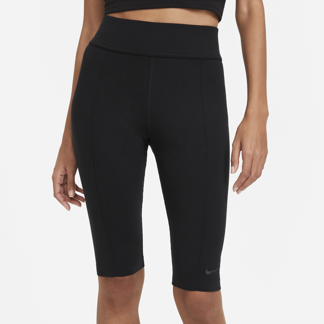 Nike Essential Knee Length Legging Image 1 of 3. Tap to open photo gallery.