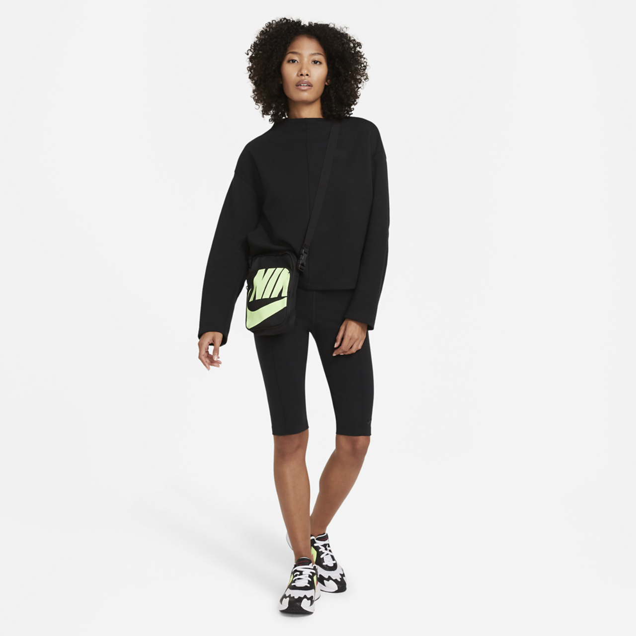 Nike Essential Knee Length Legging Image 3 of 3. Tap to open photo gallery.