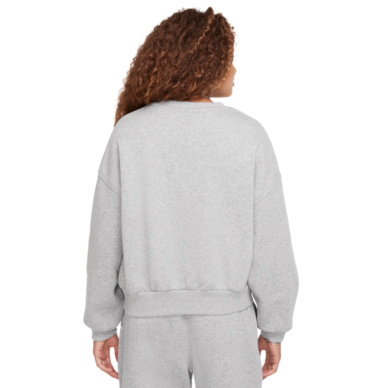 Nike NSW Club Fleece Boxy Crew LBR Image 2 of 4. Tap to open photo gallery.