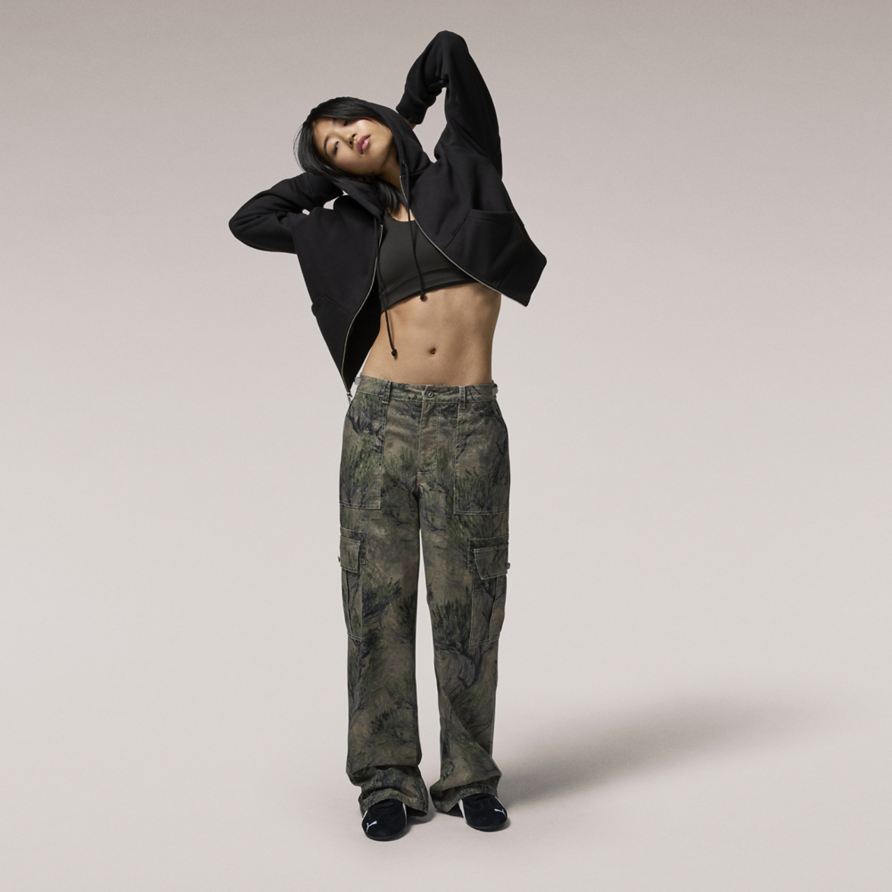 Cozi Pherin French Terry  Full-Zip Jacket Image 5 of 6. Tap to open photo gallery.