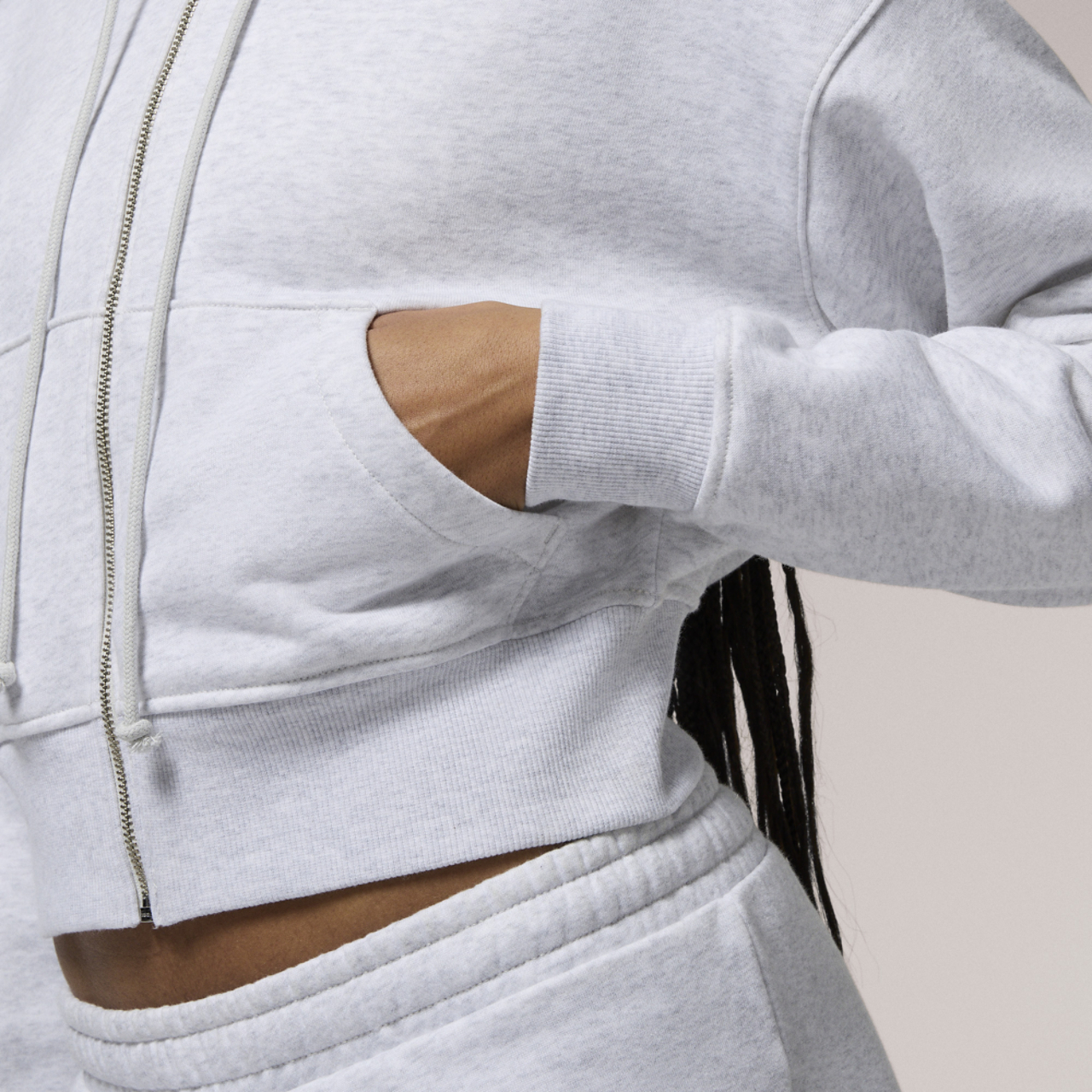Cozi Pherin French Terry  Full-Zip Jacket Image 4 of 6. Tap to open photo gallery.