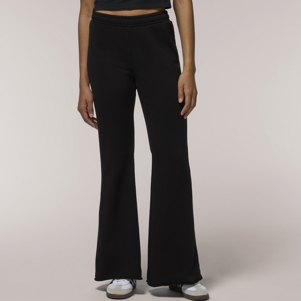 Cozi Pherin French Terry Flare Pants Image 1 of 6. Tap to open photo gallery.