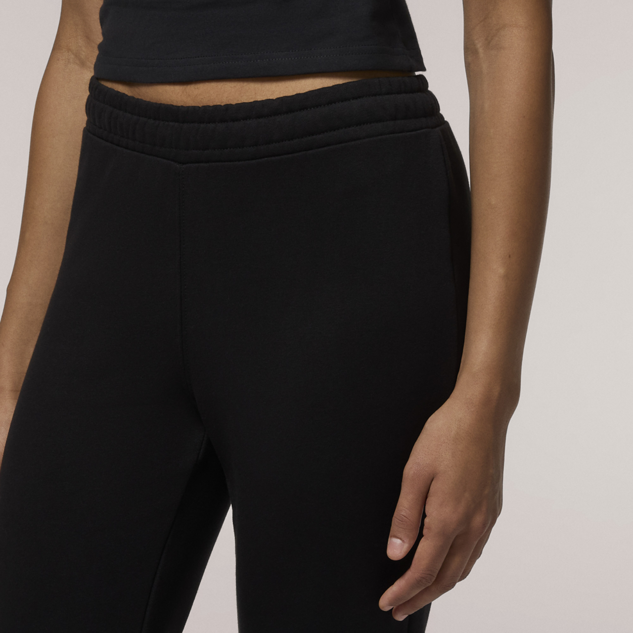 Cozi Pherin French Terry Flare Pants Image 3 of 6. Tap to open photo gallery.