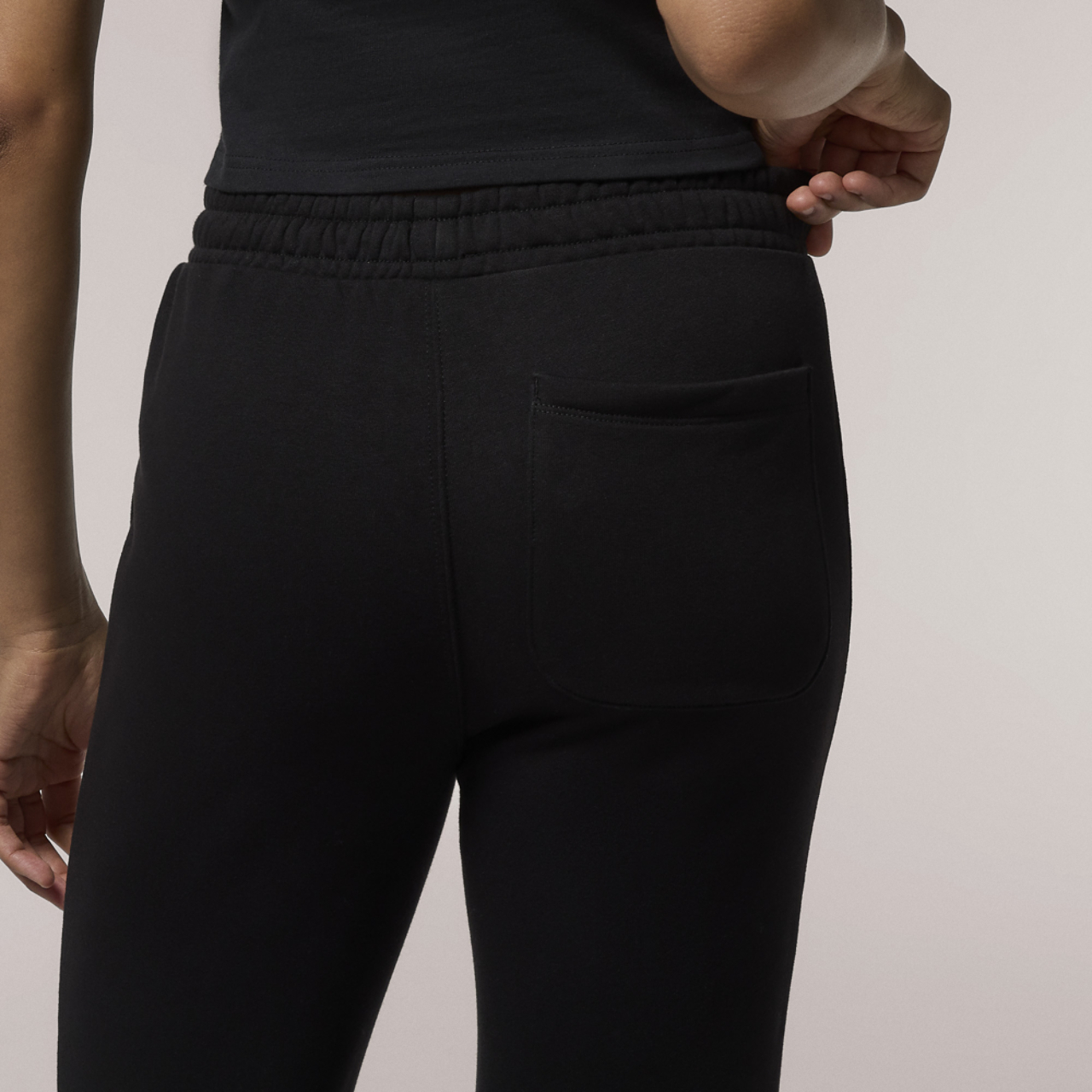 Cozi Pherin French Terry Flare Pants Image 4 of 6. Tap to open photo gallery.