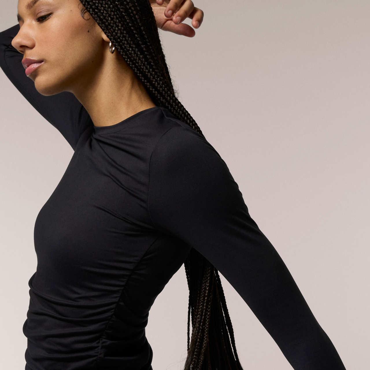 Cozi Ruched Smoothing Top Image 3 of 5. Tap to open photo gallery.
