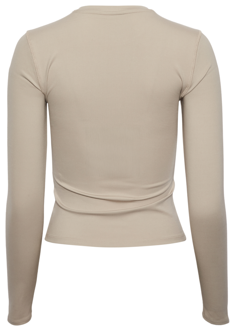 Cozi Yuli Ribbed Long Sleeve T-Shirt - Women's | Foot Locker