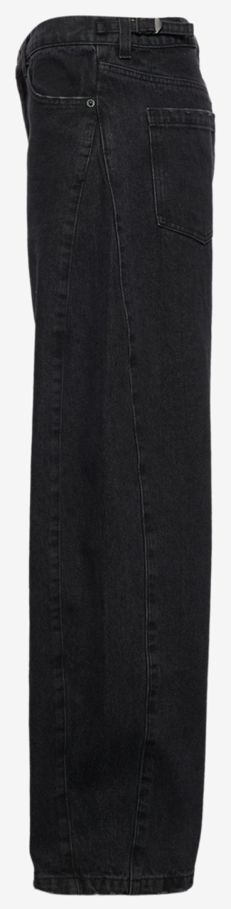 Cozi Denim Barrel Pants Image 8 of 9. Tap to open photo gallery.