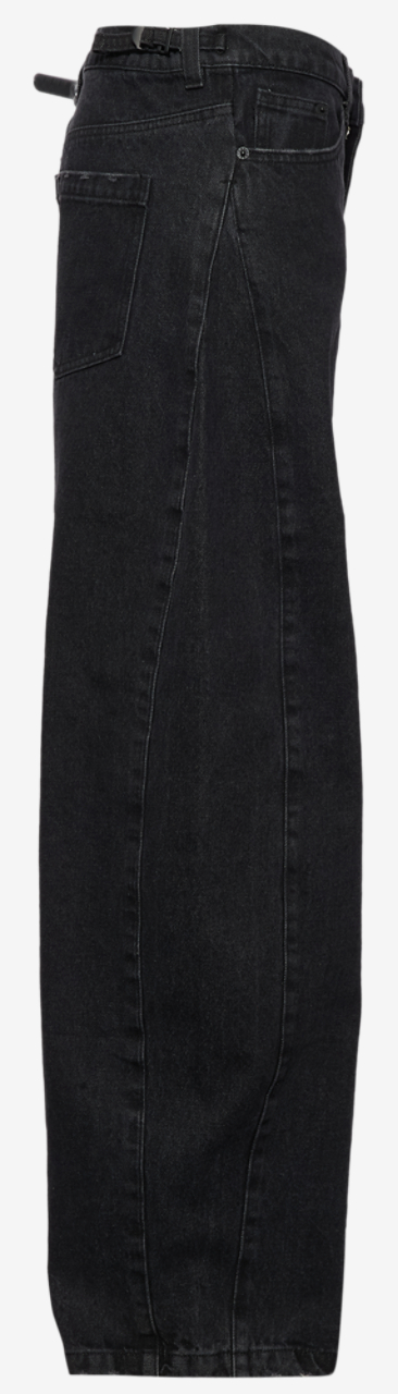Cozi Denim Barrel Pants Image 9 of 9. Tap to open photo gallery.