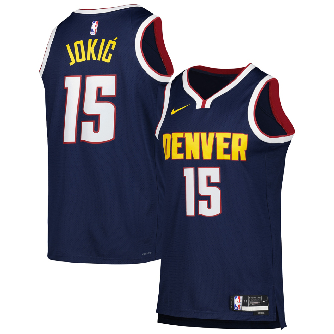 Nike Nuggets Dri-FIT NBA Swingman Jersey Image 1 of 3. Tap to open photo gallery.