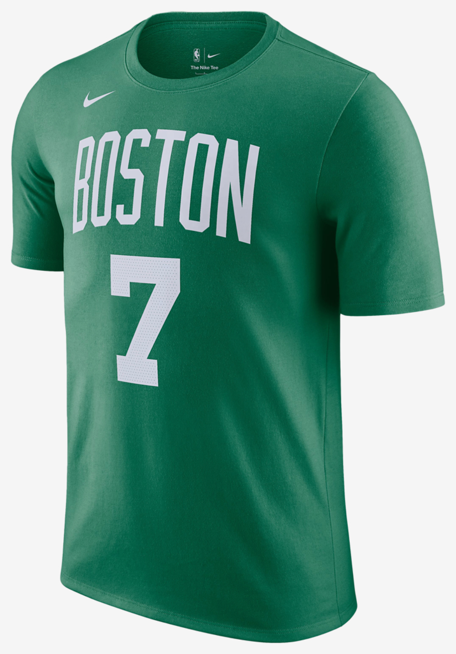 Nike Celtics Name & Number T-Shirt Image 2 of 3. Tap to open photo gallery.