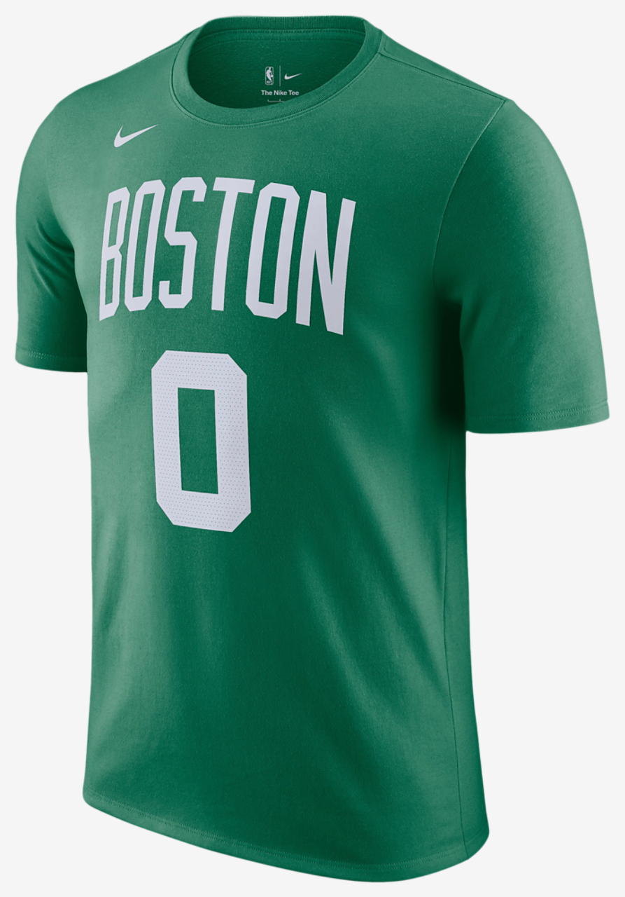 Nike Celtics Name & Number T-Shirt Image 2 of 3. Tap to open photo gallery.