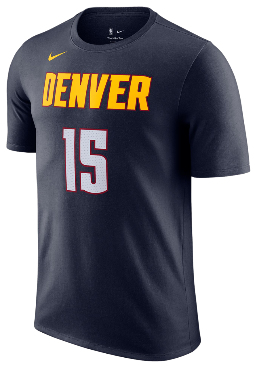 Nike Nuggets Name & Number T-Shirt Image 2 of 3. Tap to open photo gallery.