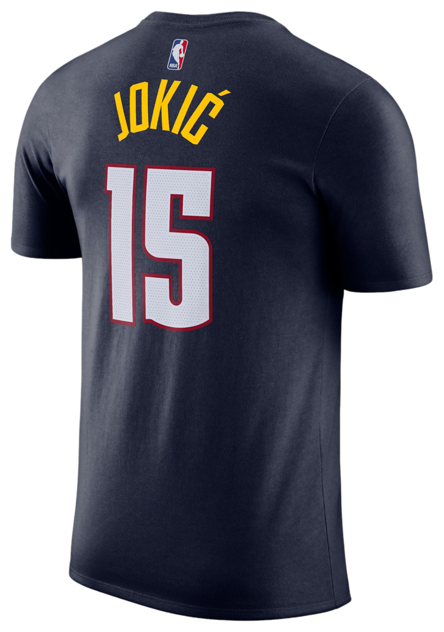 Nike Nuggets Name & Number T-Shirt Image 3 of 3. Tap to open photo gallery.