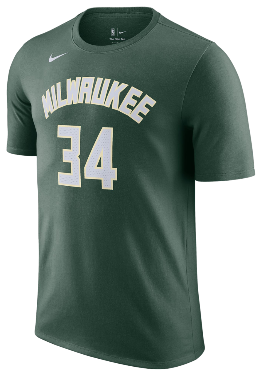 Nike Bucks Name & Number T-Shirt Image 2 of 3. Tap to open photo gallery.